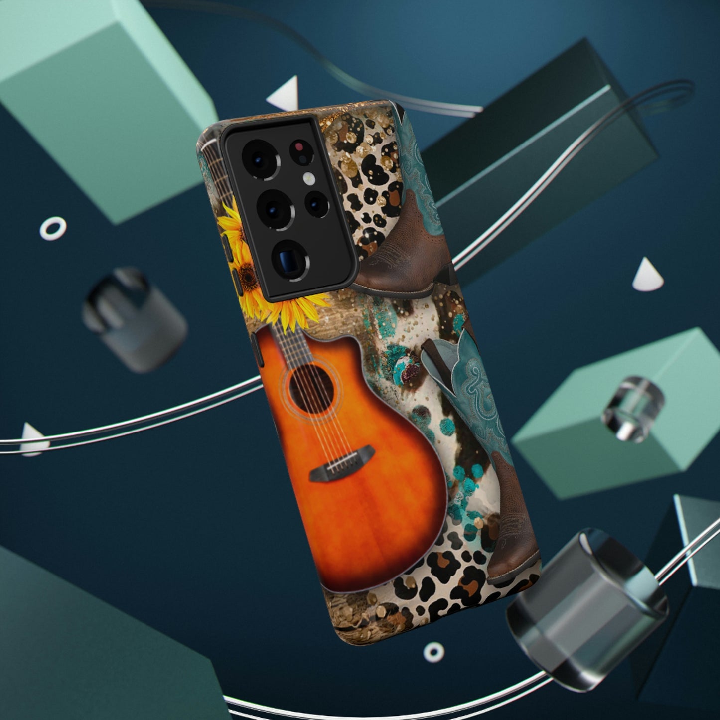 Country Music Print Impact-Resistant Cases
