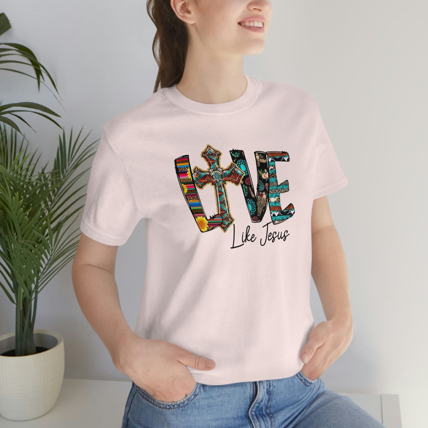 Live Like Jesus Unisex Jersey Short Sleeve Tee