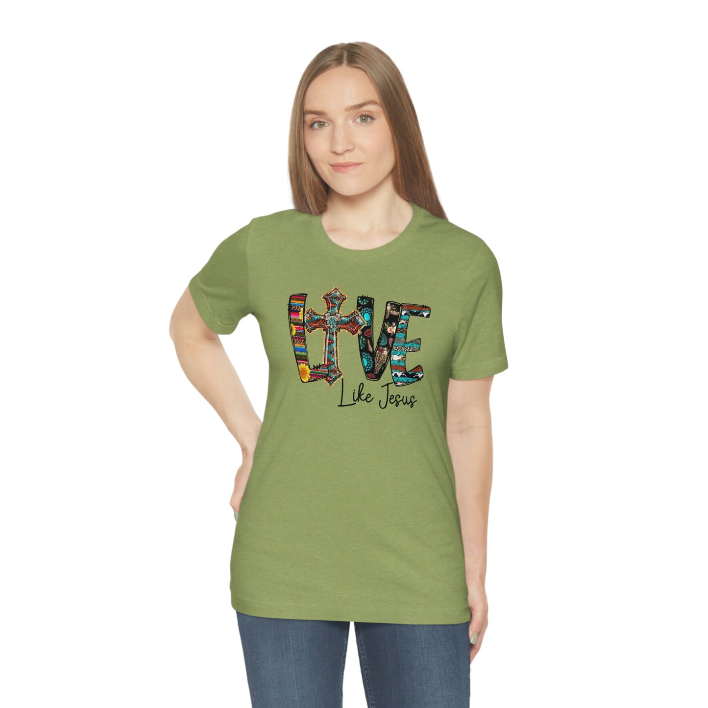 Live Like Jesus Unisex Jersey Short Sleeve Tee