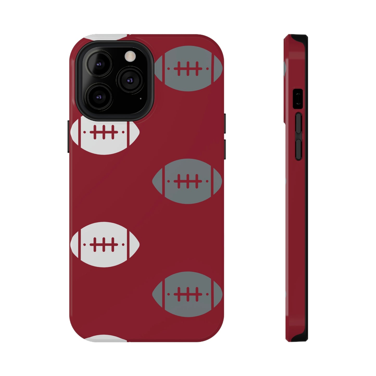 Football Print Impact-Resistant Cases