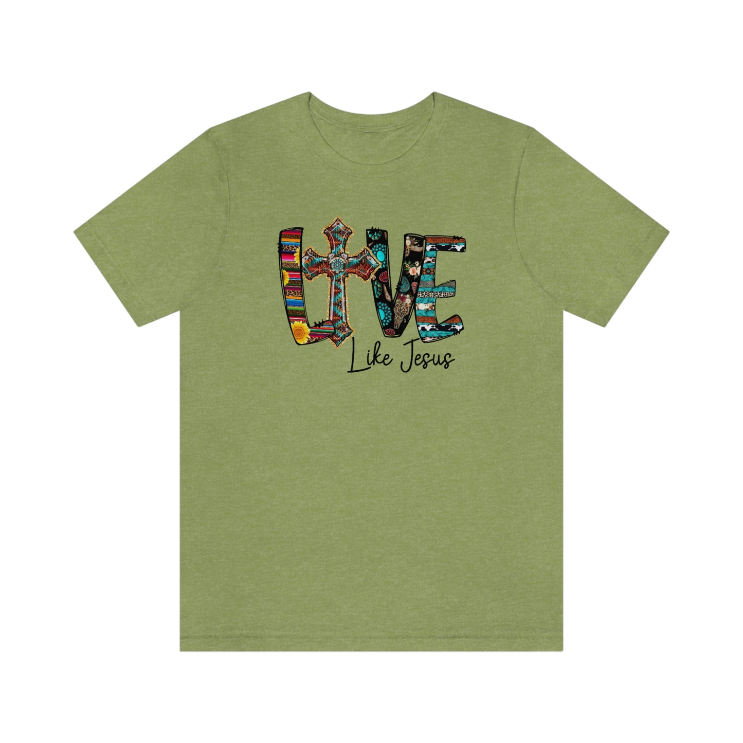 Live Like Jesus Unisex Jersey Short Sleeve Tee