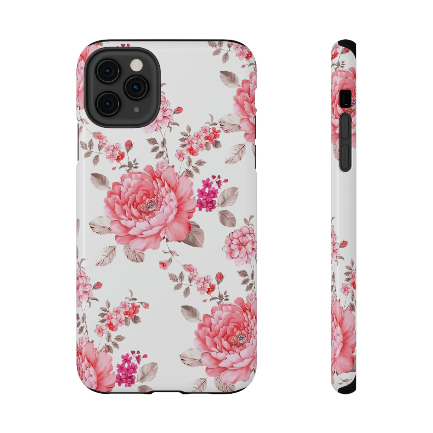 Pink Rose Impact-Resistant Cases