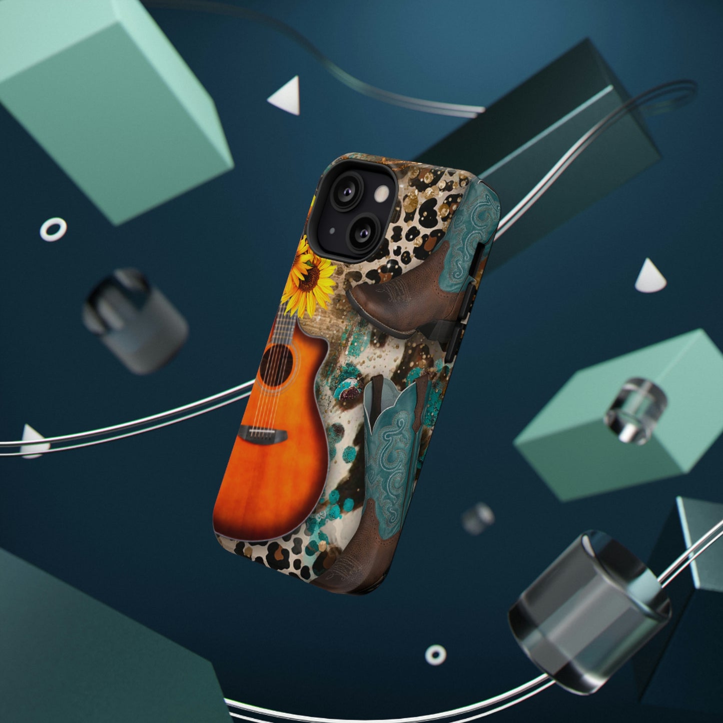 Country Music Print Impact-Resistant Cases