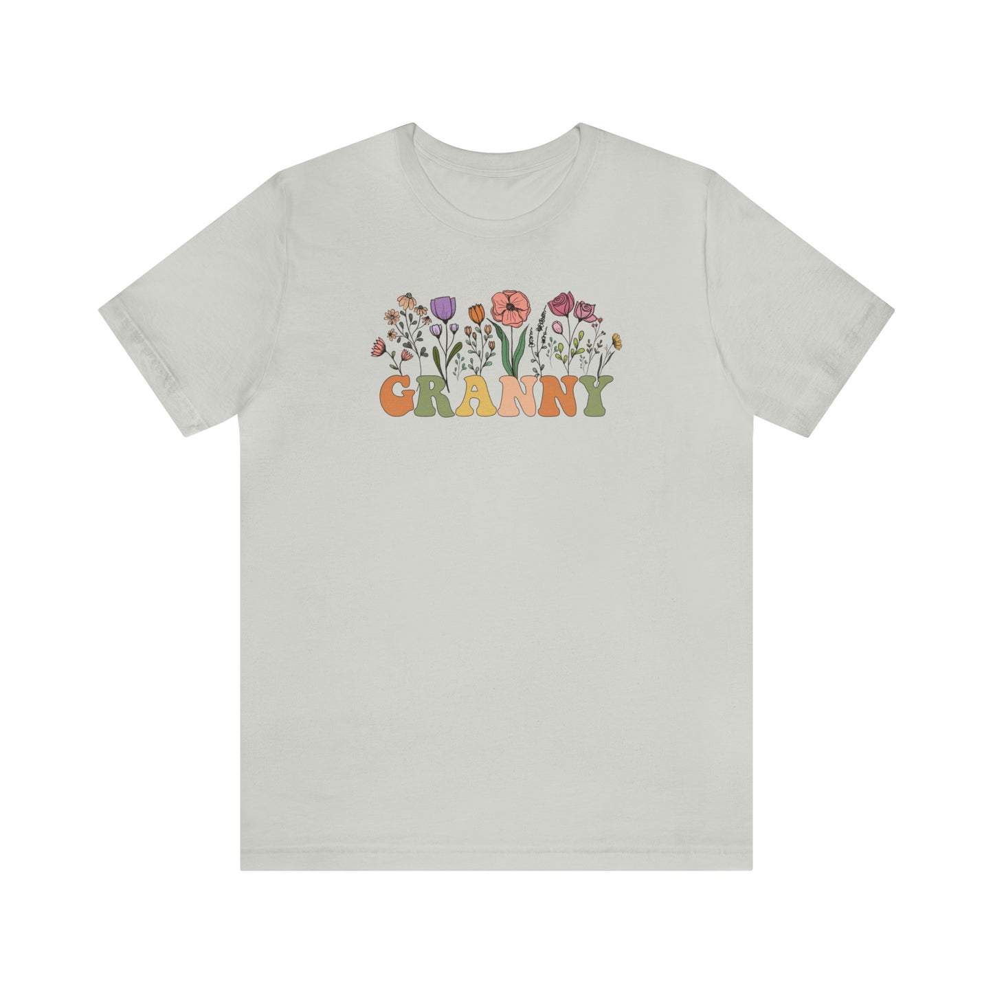 Granny Print Jersey Short Sleeve Tee