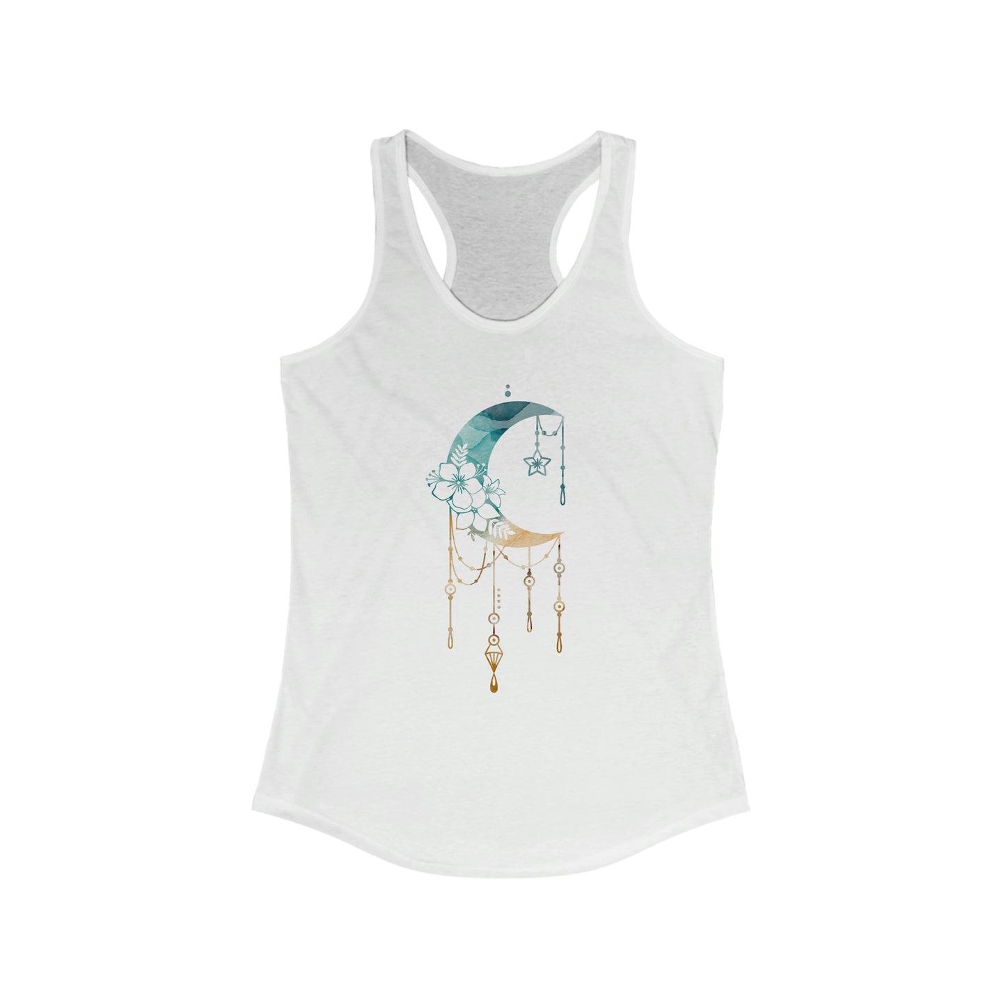 Crescent Moon Women's Ideal Racerback Tank