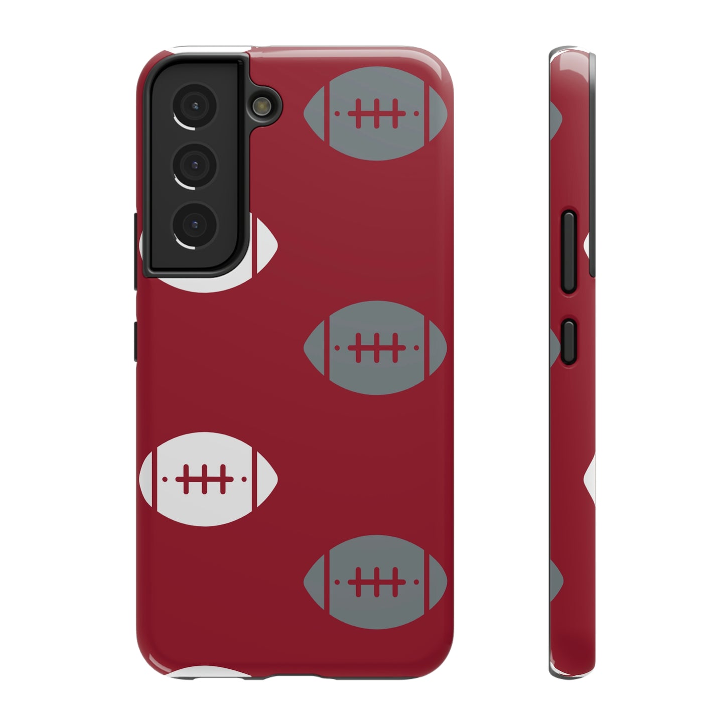 Football Print Impact-Resistant Cases