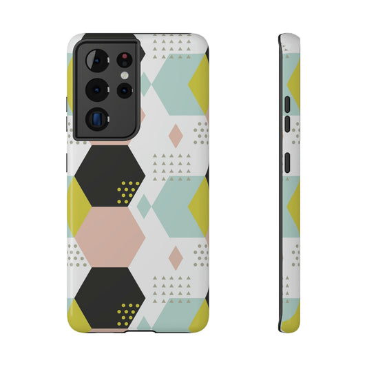 Geometrical Print Impact-Resistant Cases