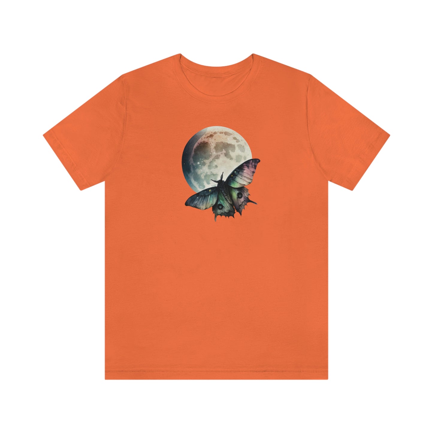 Lunar Moth Print Jersey Short Sleeve Tee
