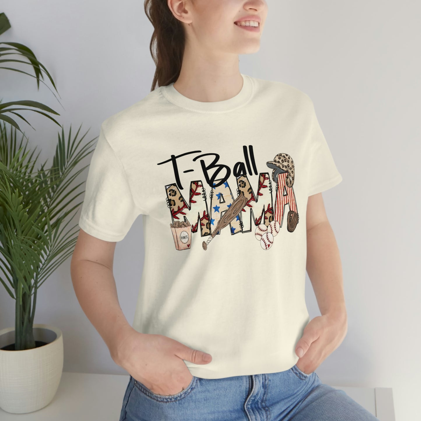 T-Ball Mama Unisex Jersey Short Sleeve Tee