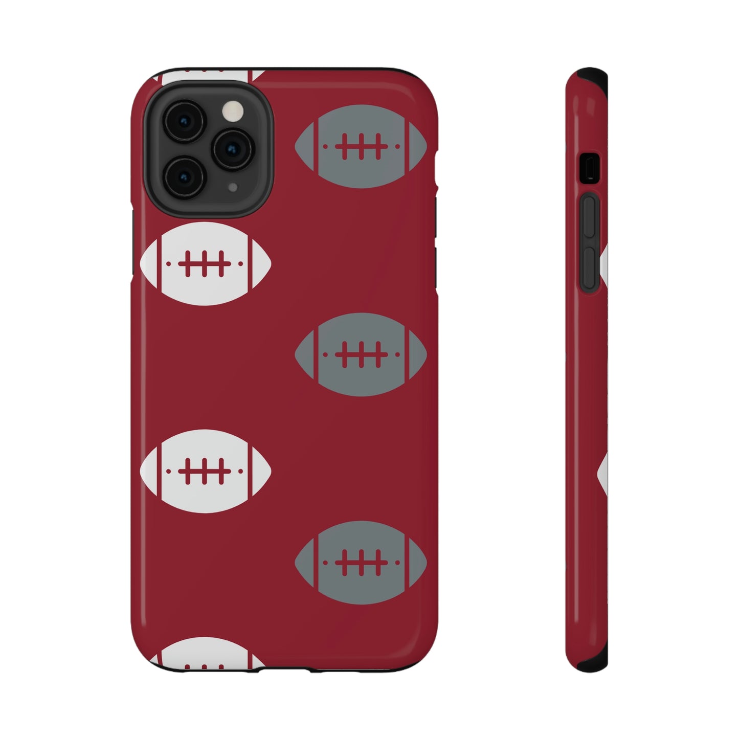 Football Print Impact-Resistant Cases