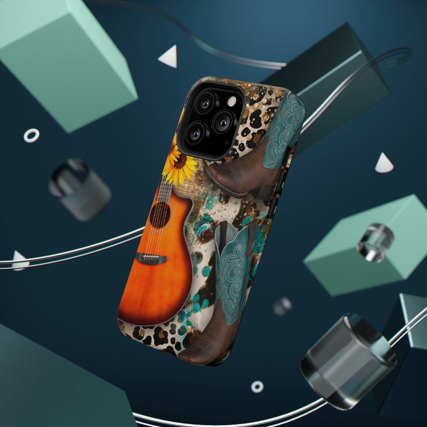 Country Music Print Impact-Resistant Cases