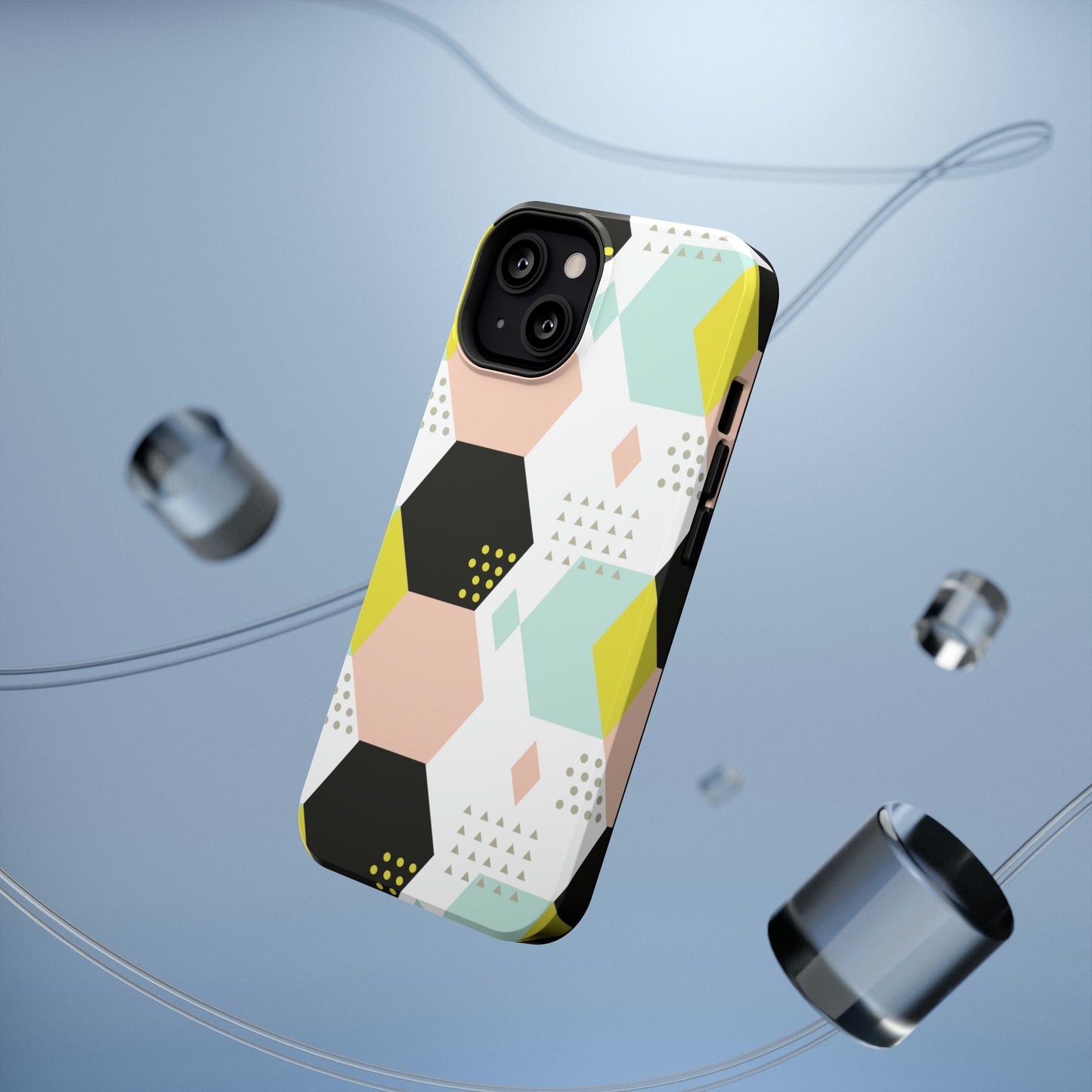 Geometrical Print Impact-Resistant Cases