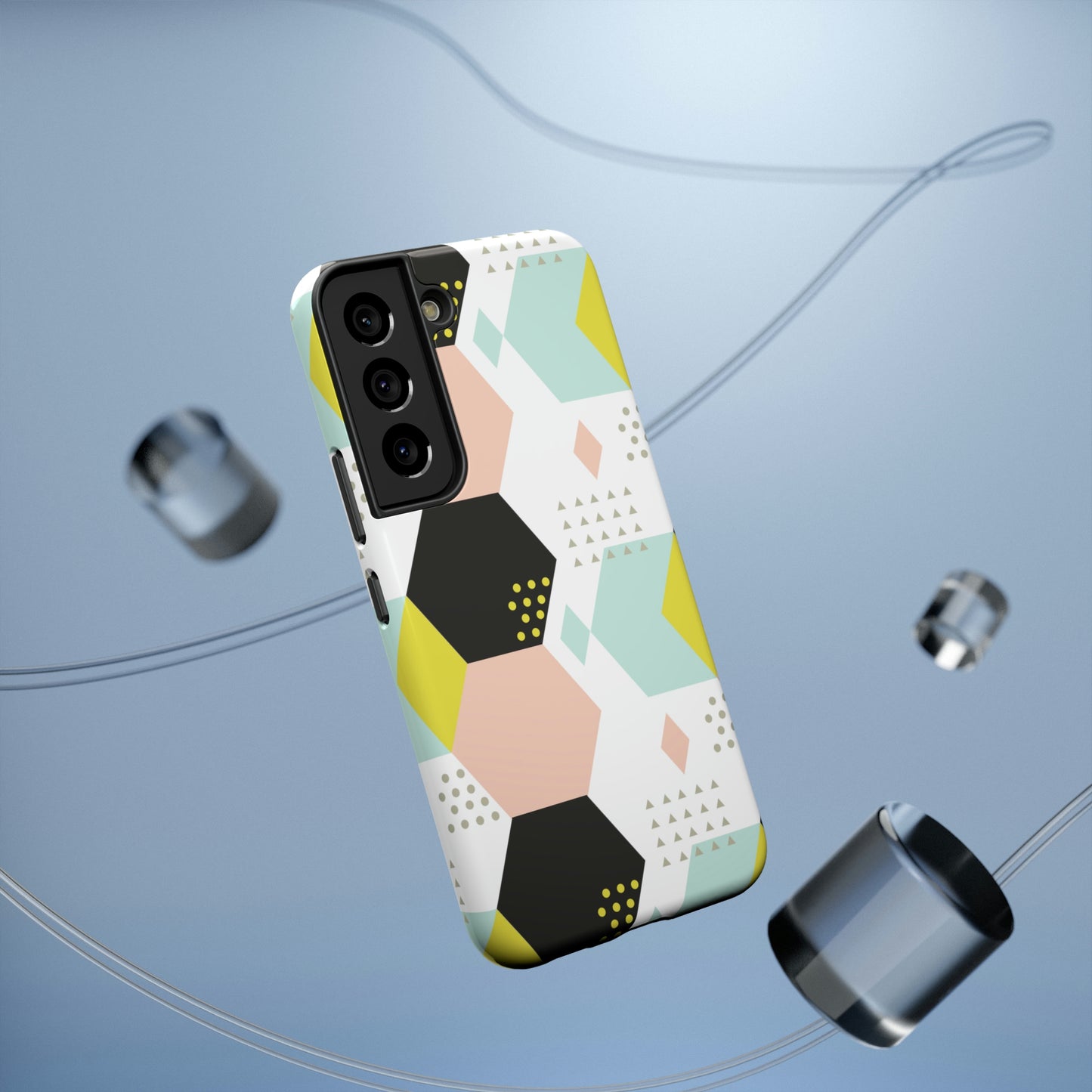 Geometrical Print Impact-Resistant Cases