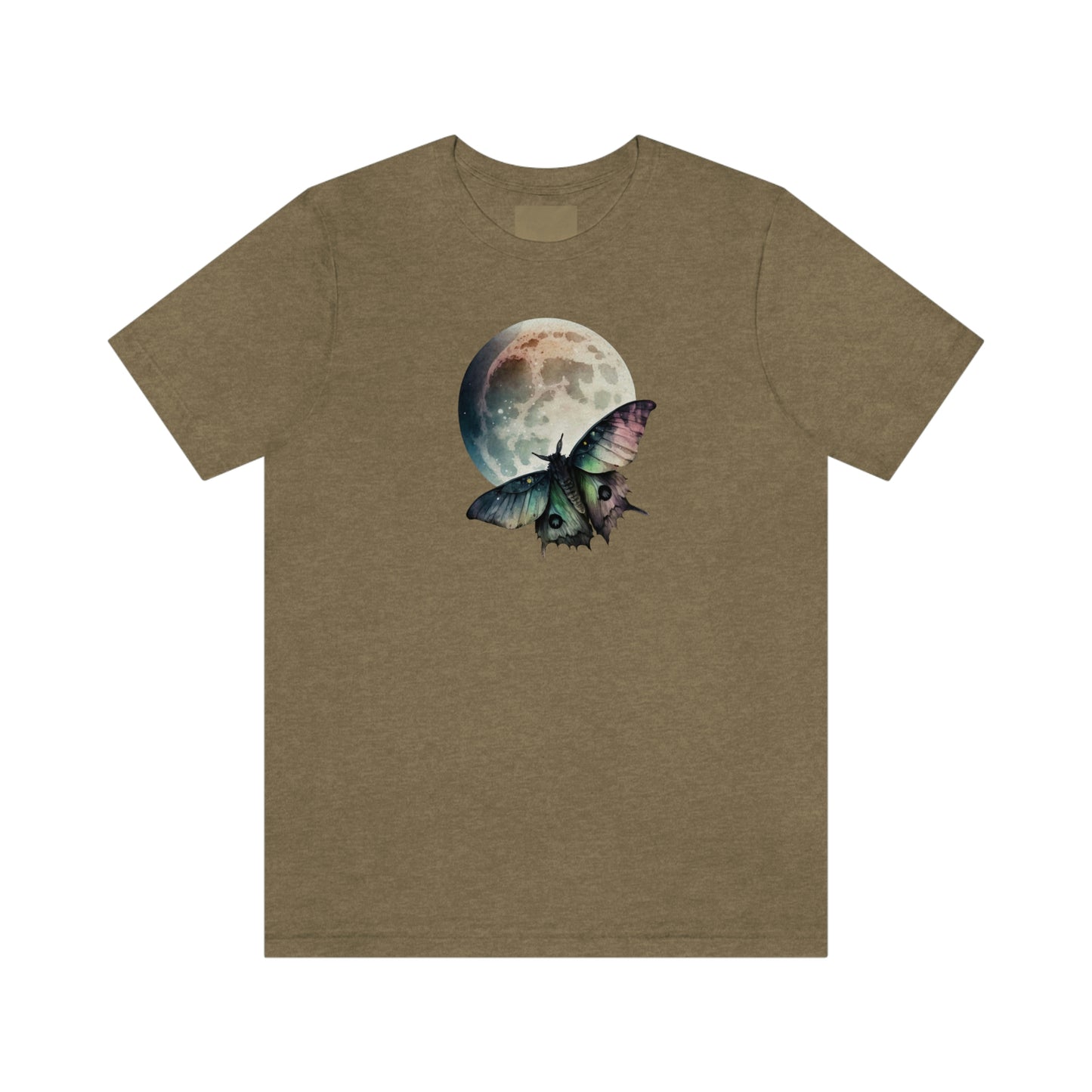 Lunar Moth Print Jersey Short Sleeve Tee