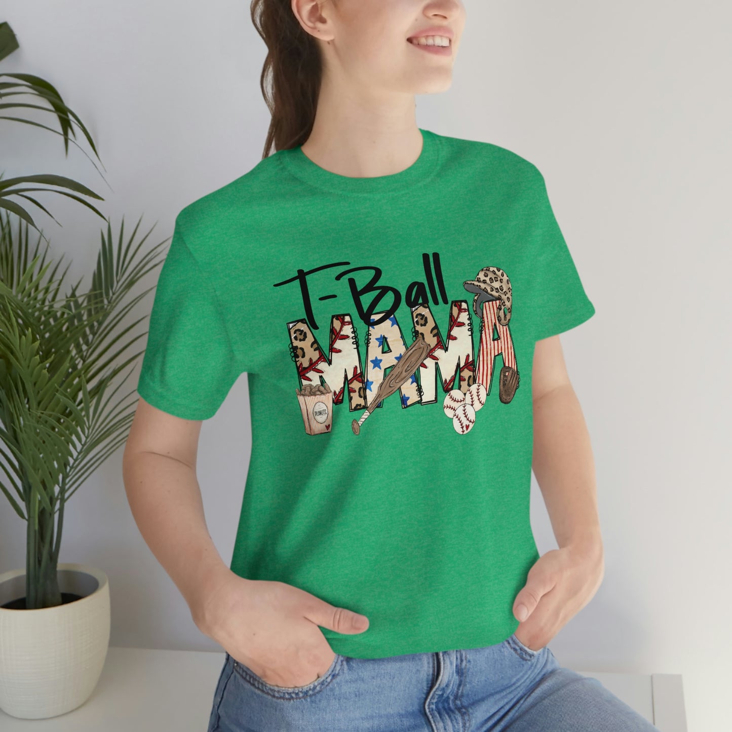T-Ball Mama Unisex Jersey Short Sleeve Tee