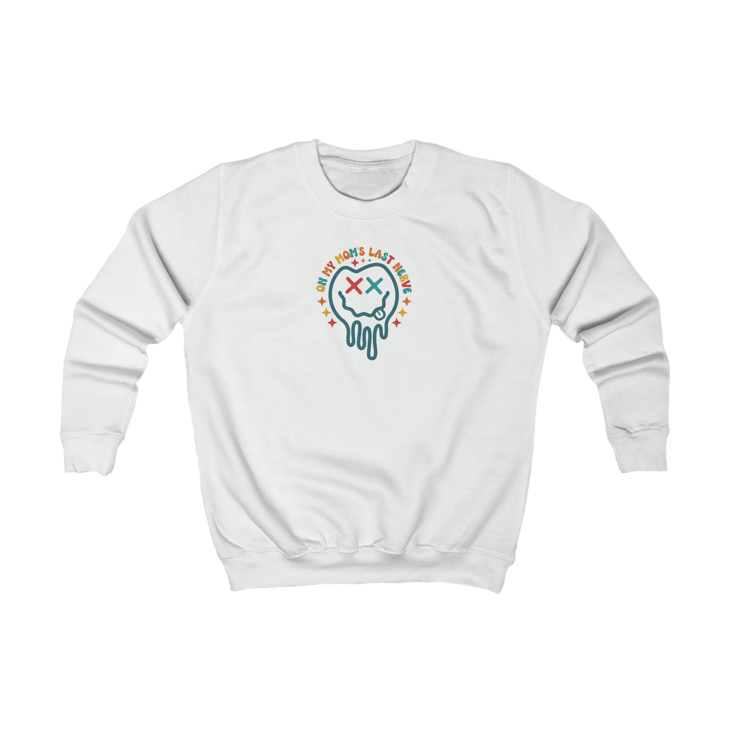On My Mom’s Last Nerve Print, Kids Youth Sweatshirt