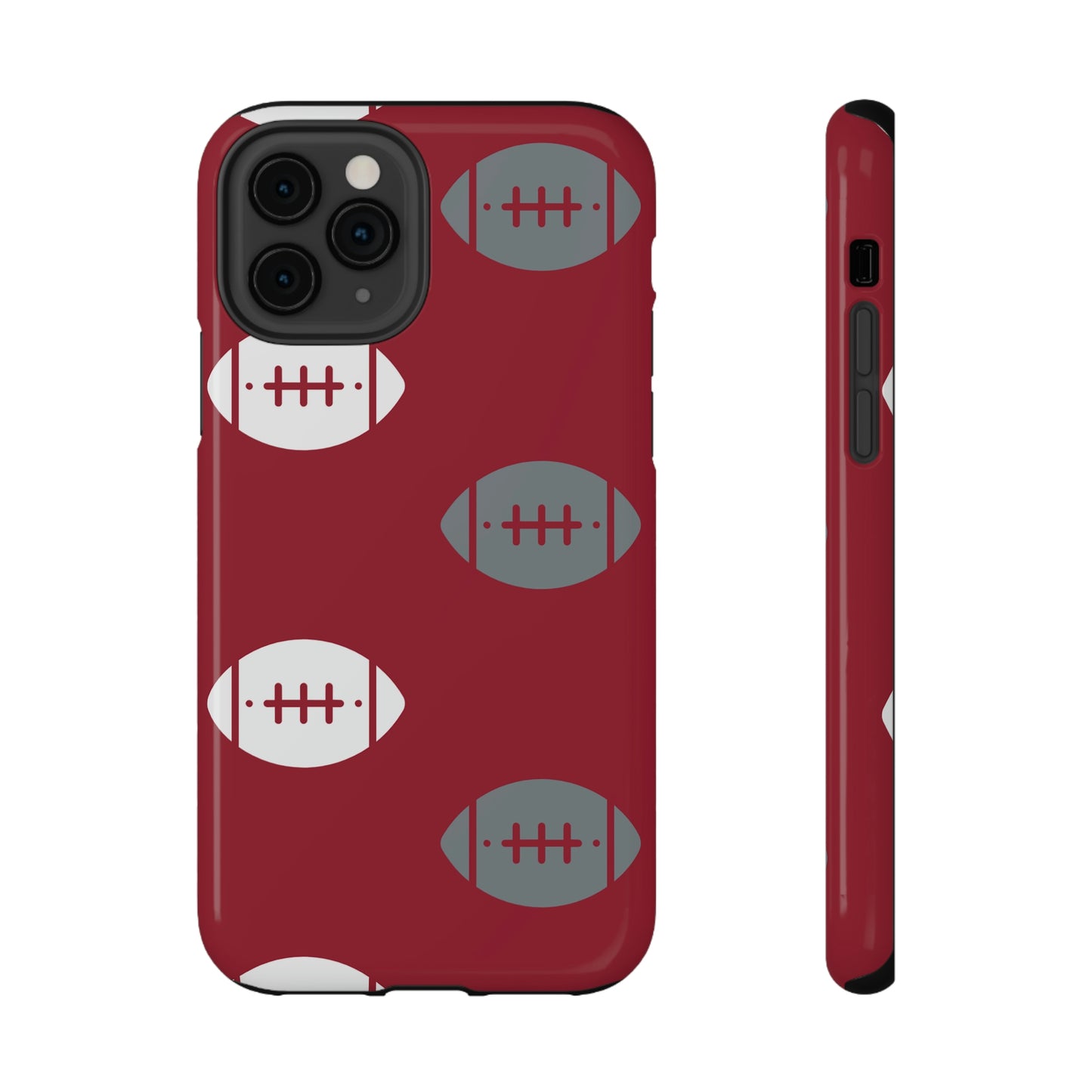 Football Print Impact-Resistant Cases