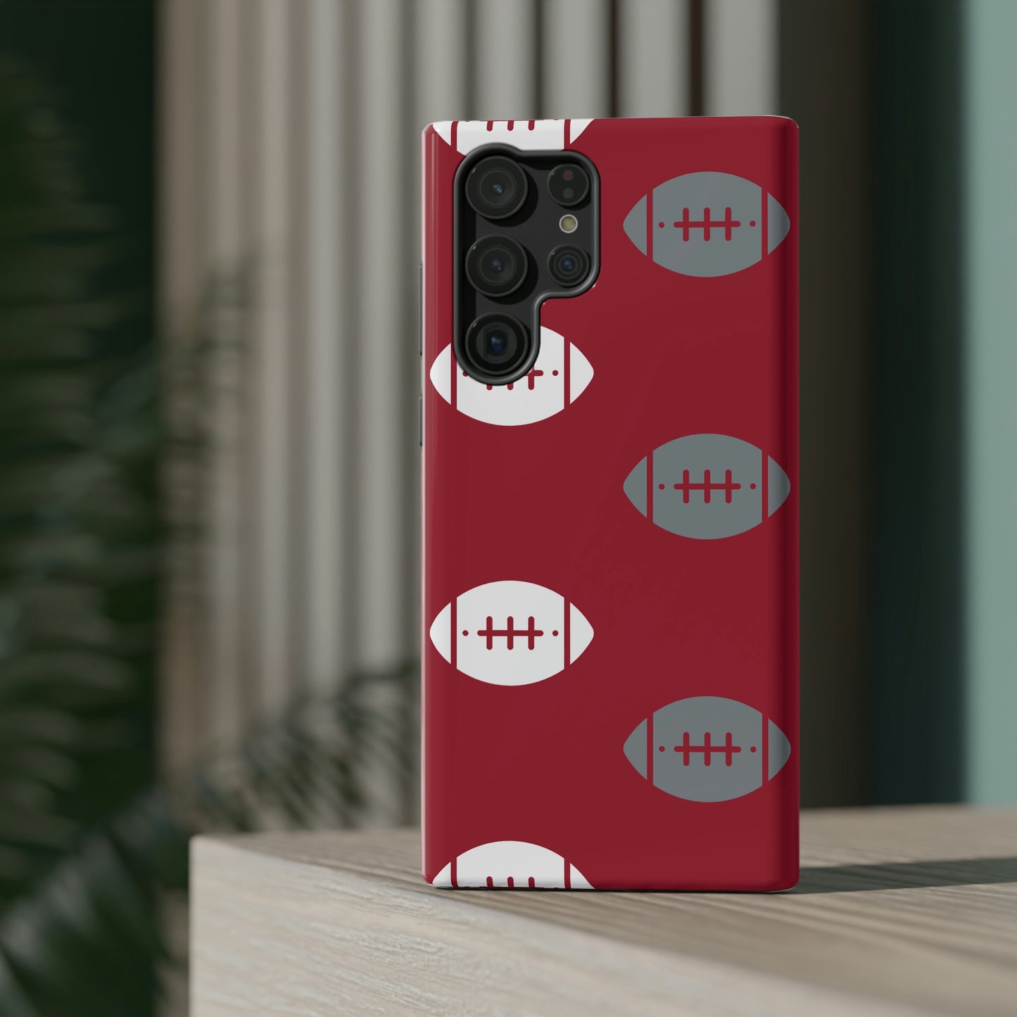 Football Print Impact-Resistant Cases