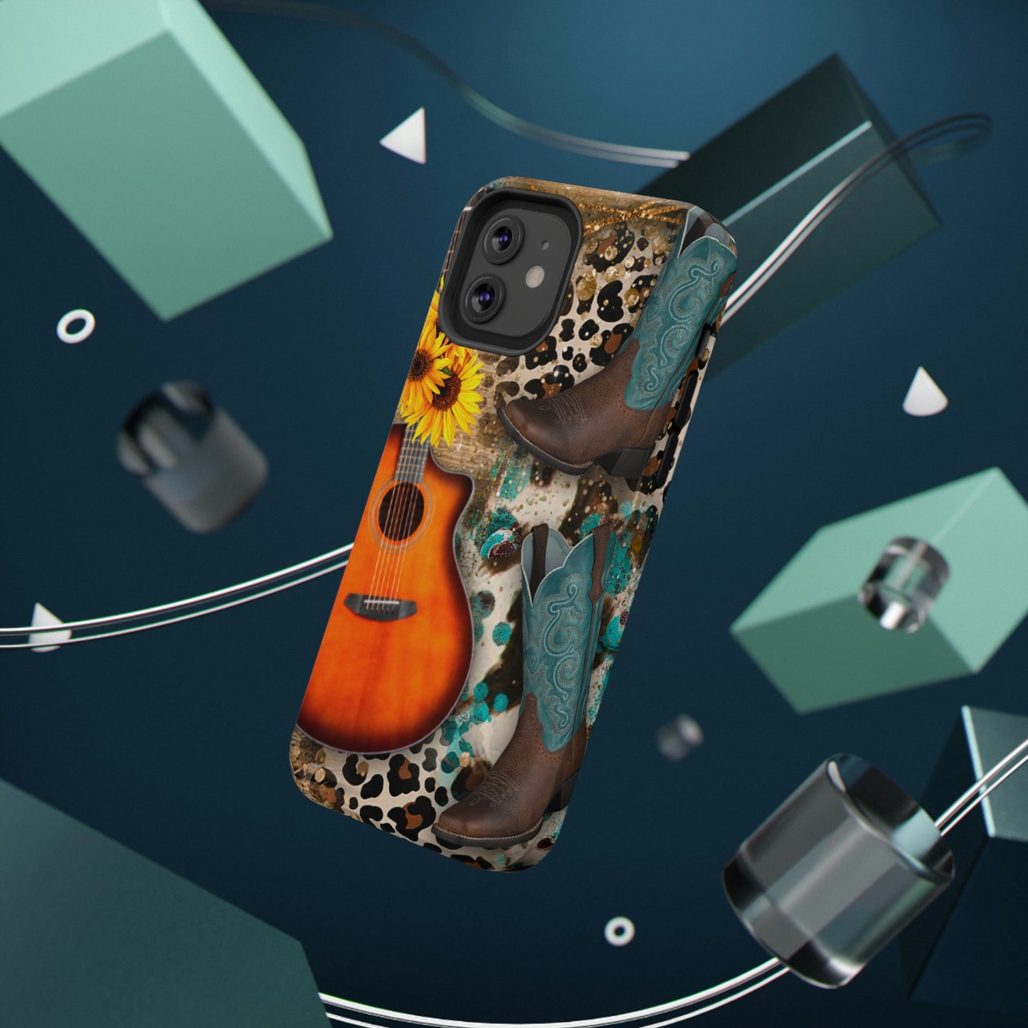 Country Music Print Impact-Resistant Cases