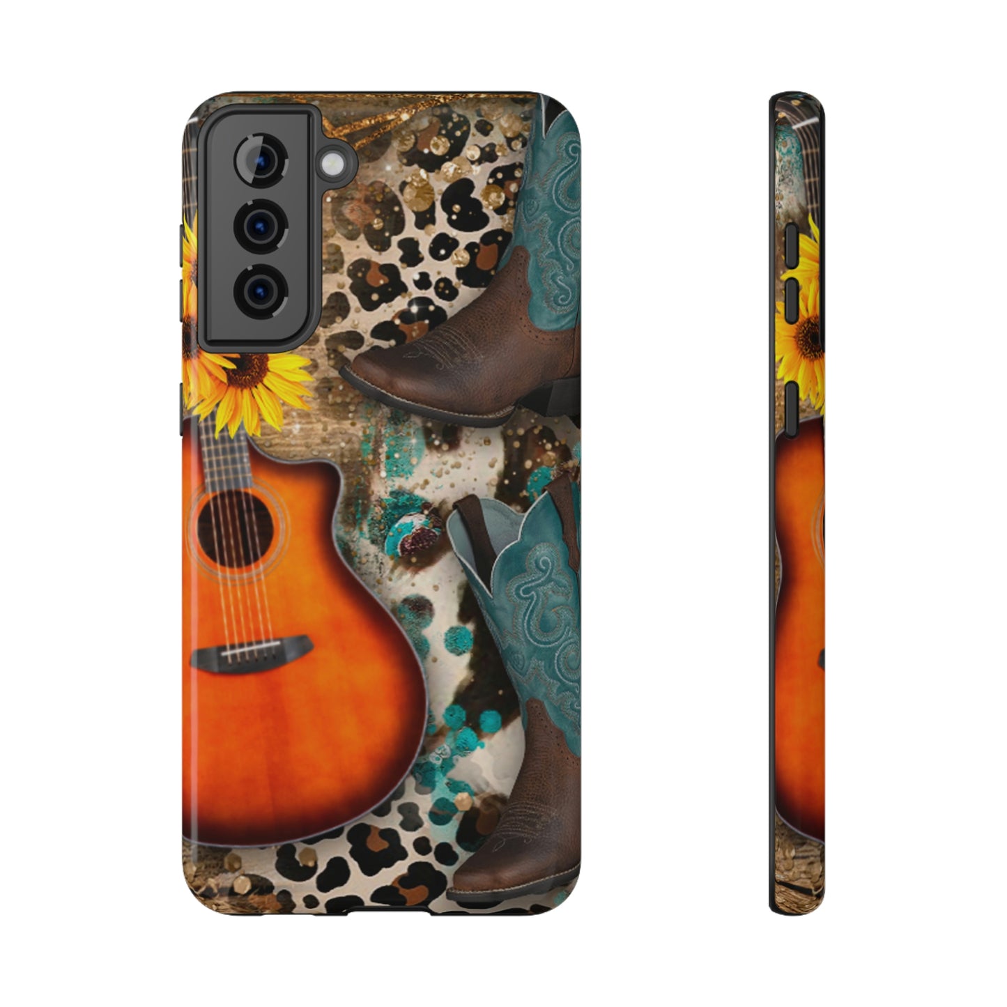 Country Music Print Impact-Resistant Cases
