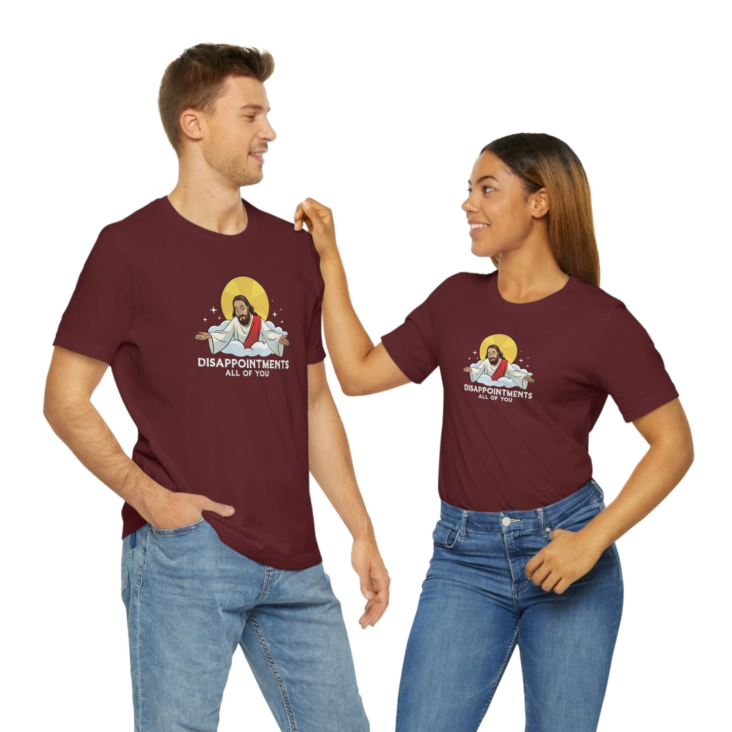 Funny Jesus, Disappointments All Of You, Jersey Short Sleeve Tee