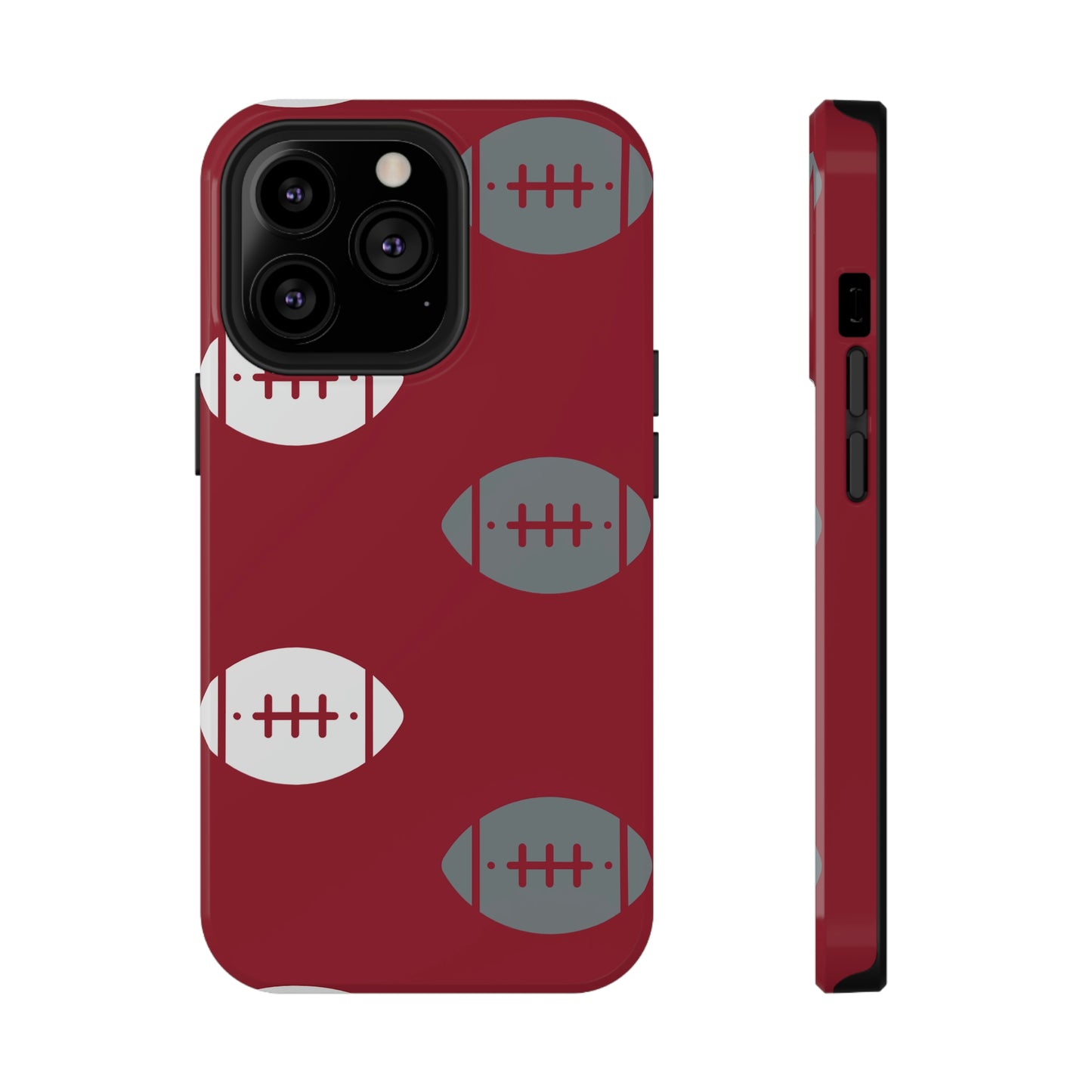 Football Print Impact-Resistant Cases