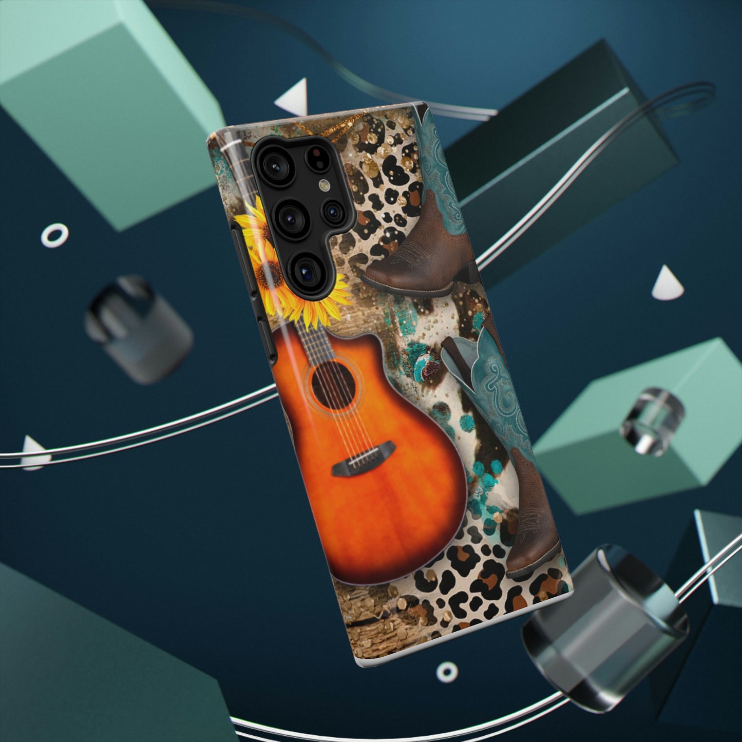 Country Music Print Impact-Resistant Cases