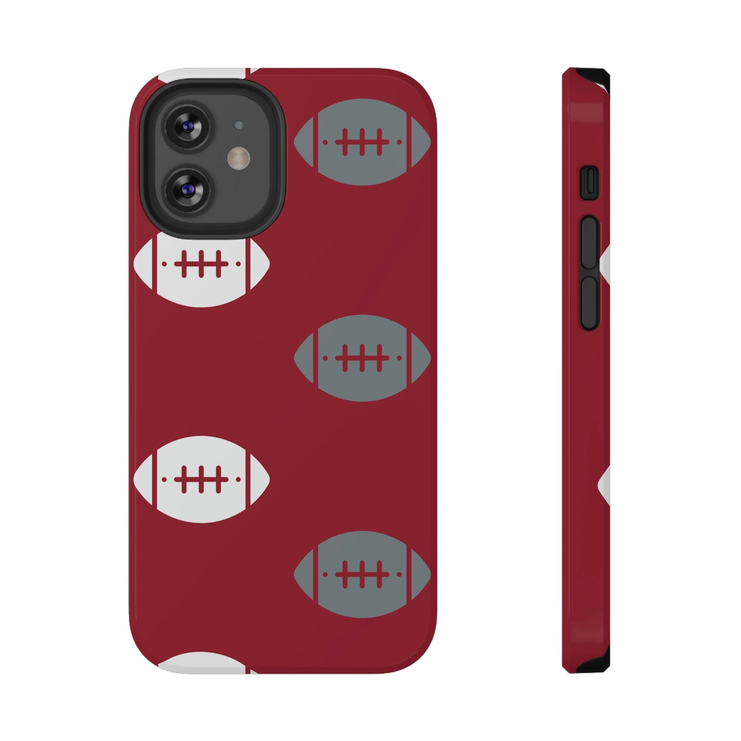 Football Print Impact-Resistant Cases