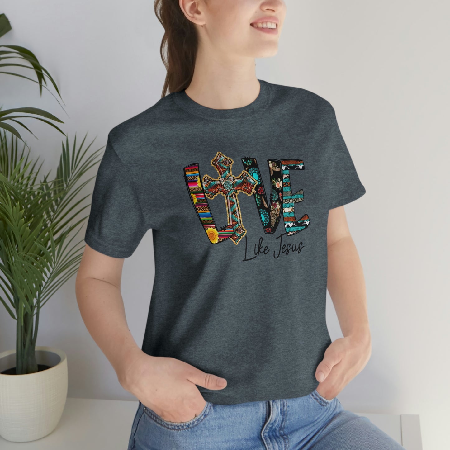 Live Like Jesus Unisex Jersey Short Sleeve Tee