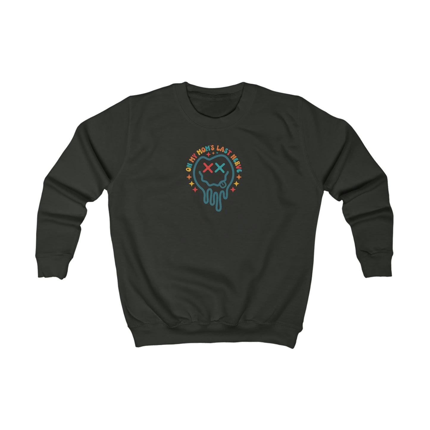 On My Mom’s Last Nerve Print, Kids Youth Sweatshirt