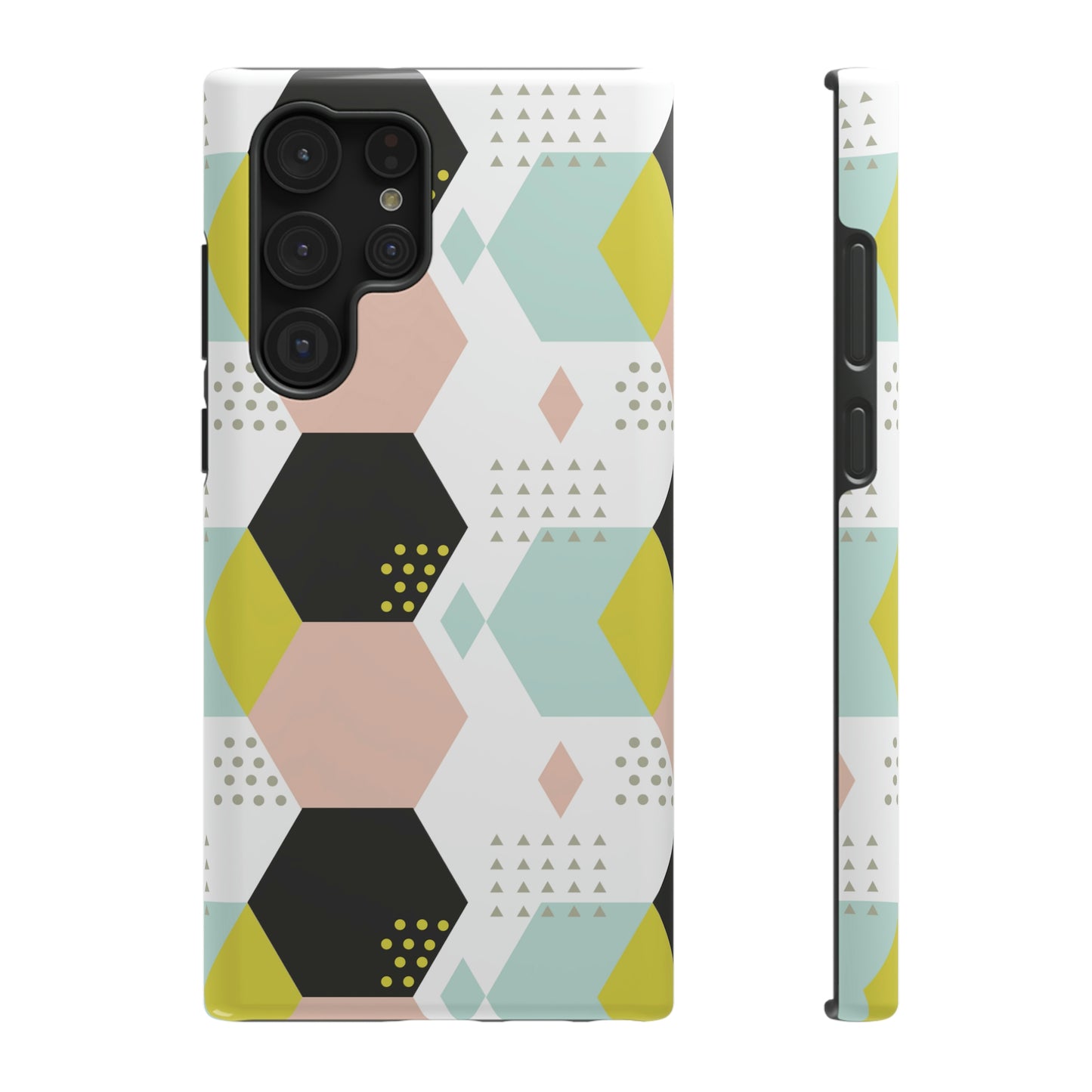Geometrical Print Impact-Resistant Cases