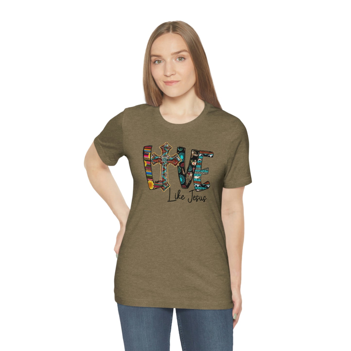 Live Like Jesus Unisex Jersey Short Sleeve Tee