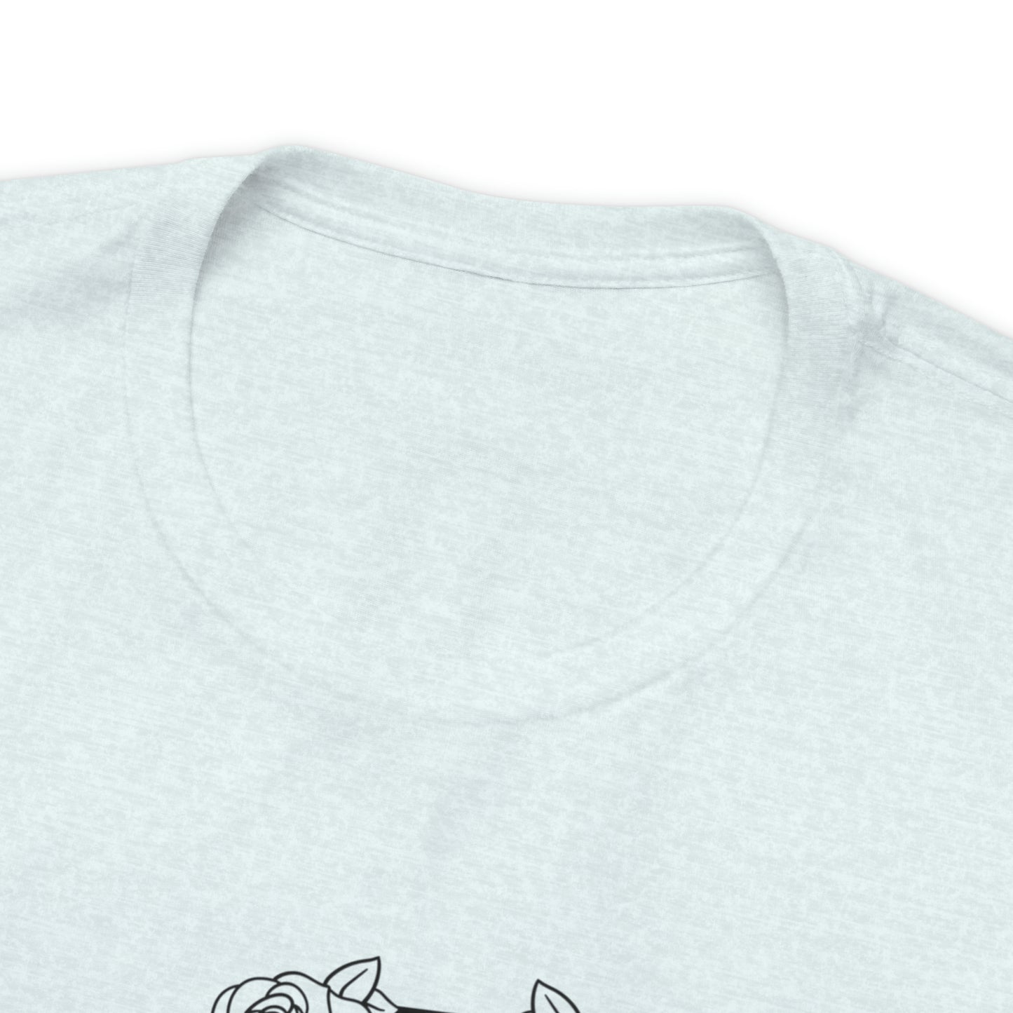 Love Me Like My Demons Do Print Jersey Short Sleeve Tee