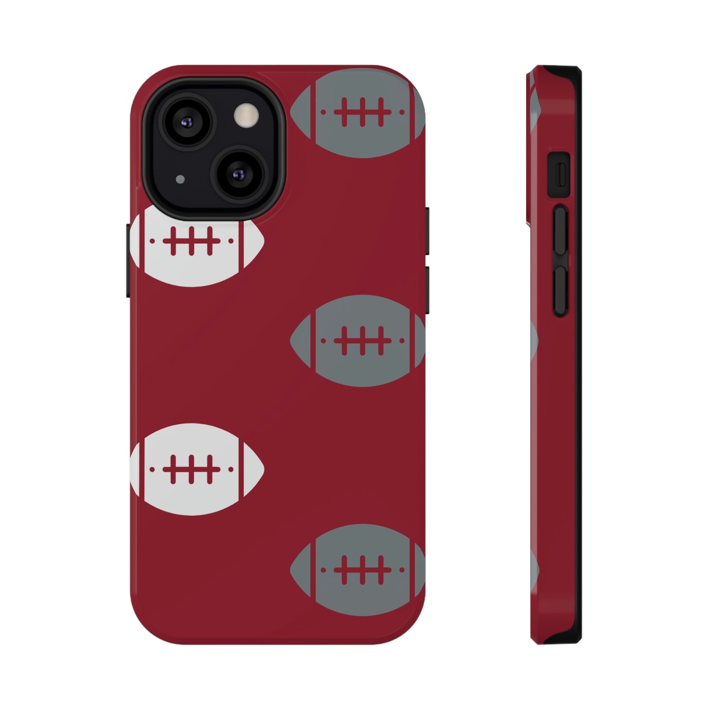 Football Print Impact-Resistant Cases