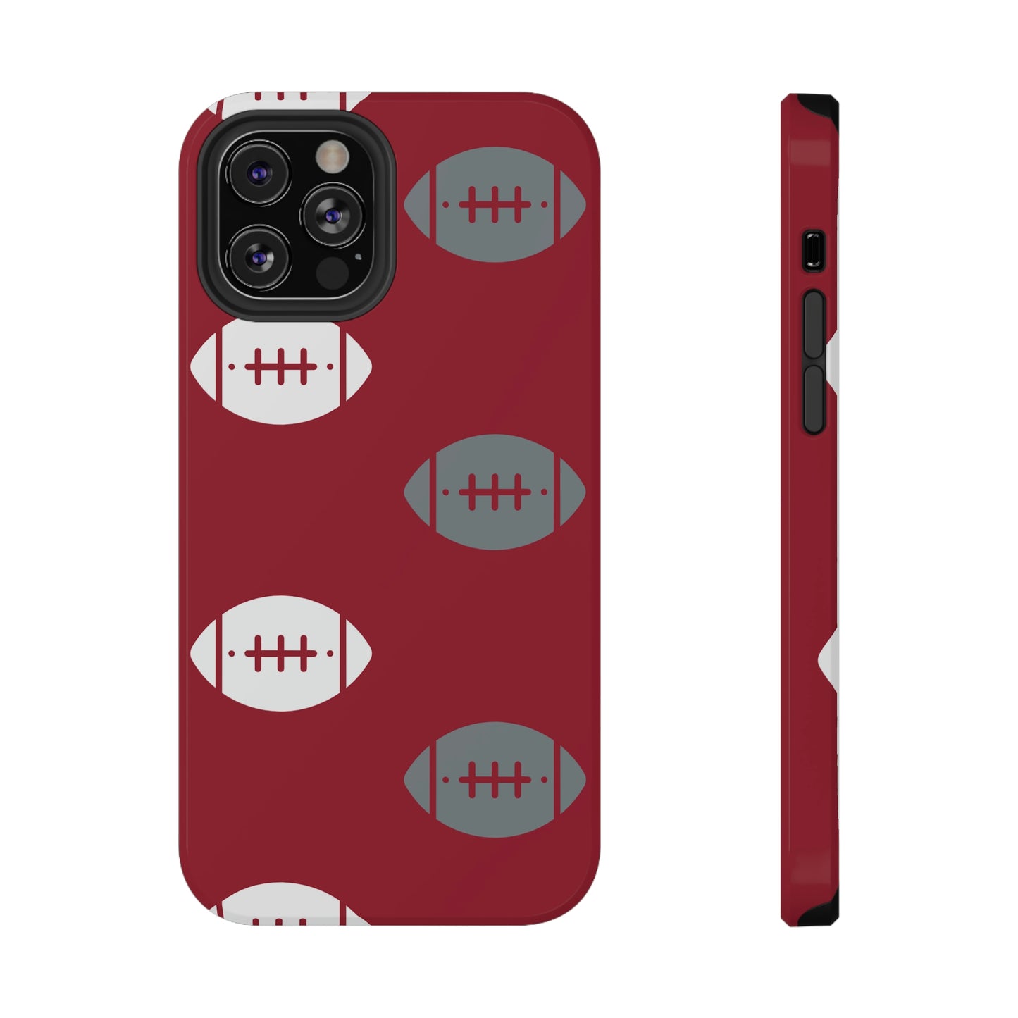 Football Print Impact-Resistant Cases