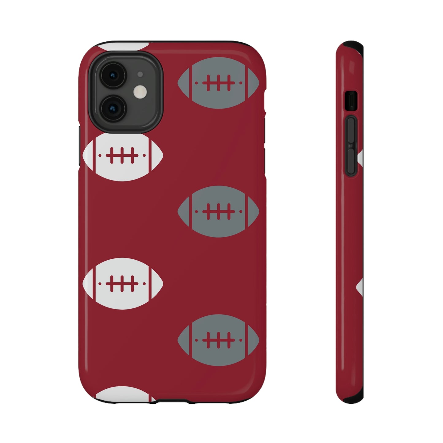 Football Print Impact-Resistant Cases
