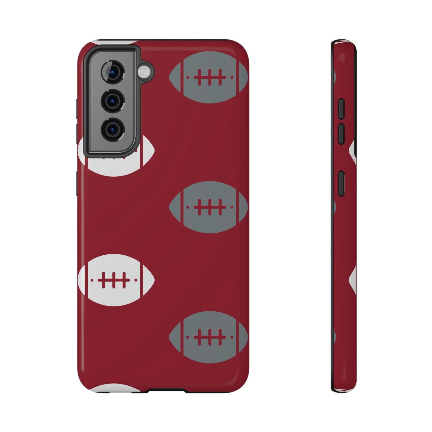 Football Print Impact-Resistant Cases