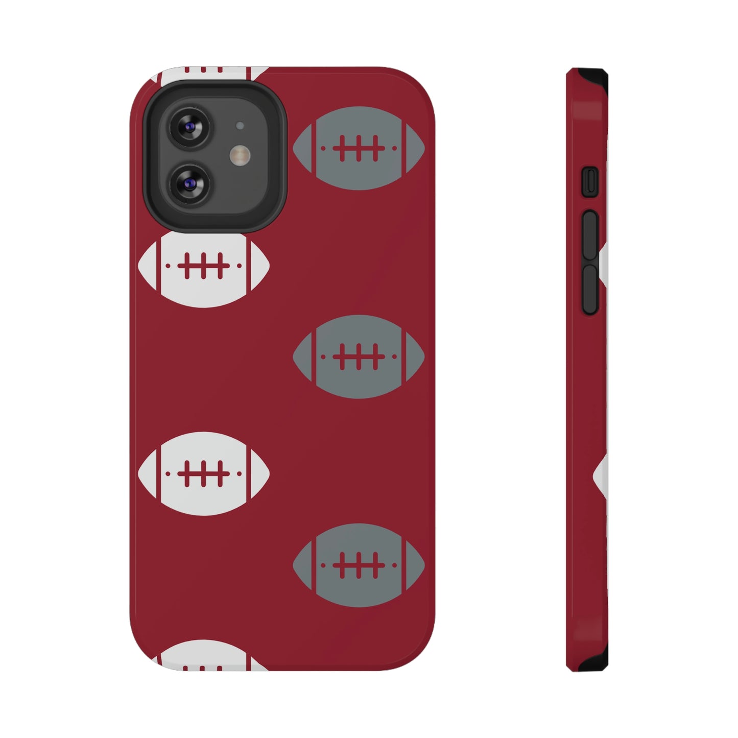 Football Print Impact-Resistant Cases