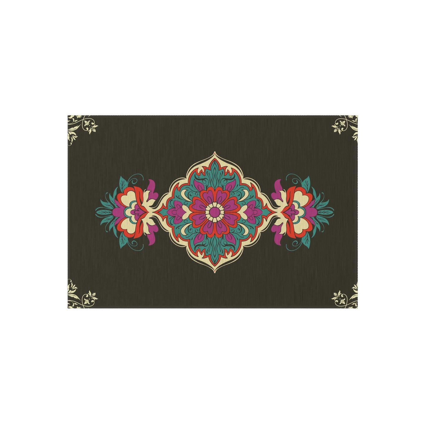Mandela Print Outdoor Rug