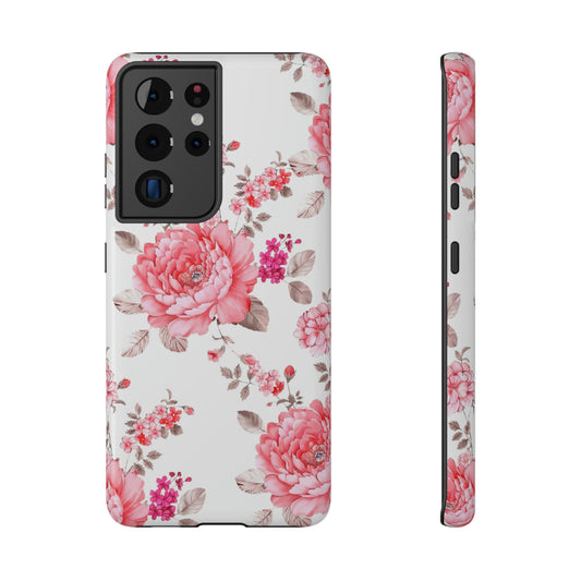Pink Rose Impact-Resistant Cases