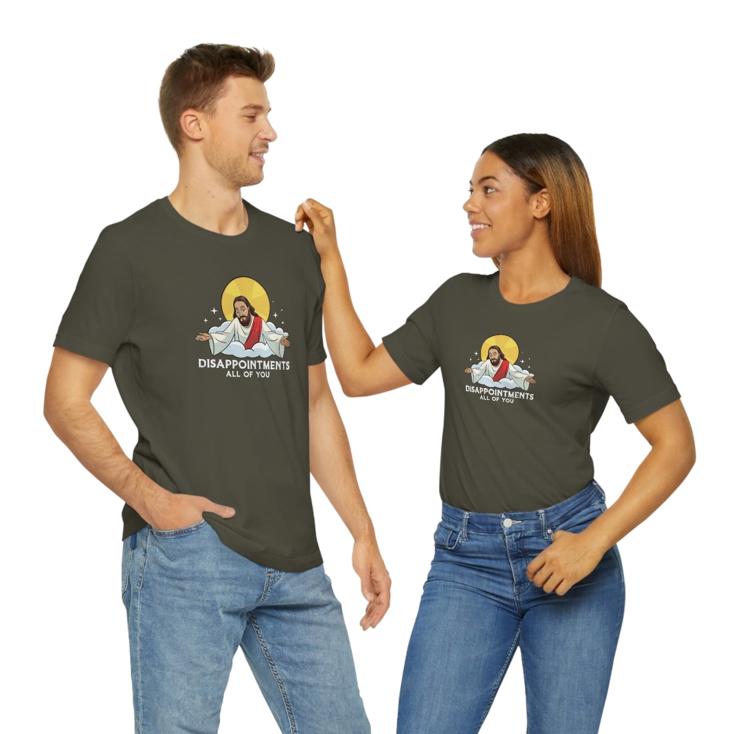 Funny Jesus, Disappointments All Of You, Jersey Short Sleeve Tee