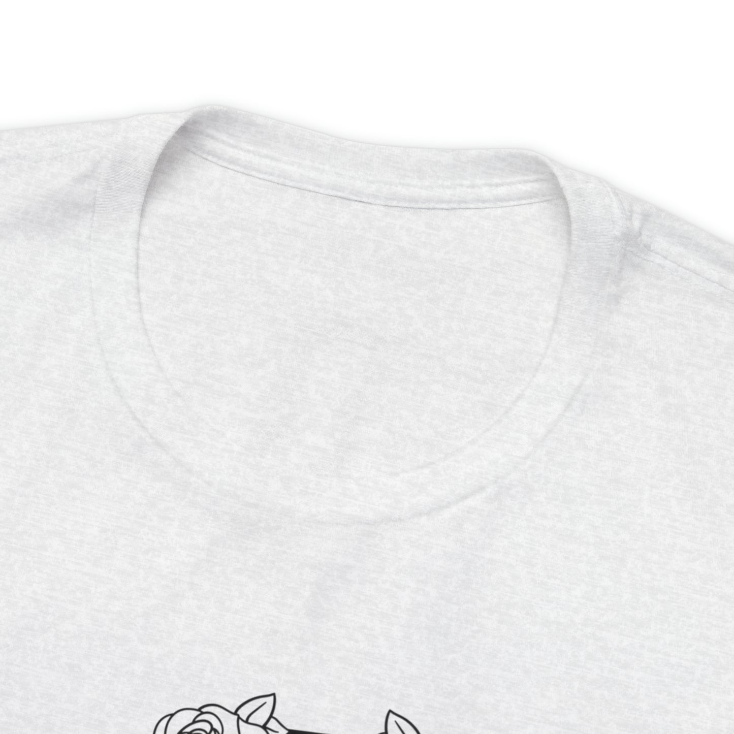 Love Me Like My Demons Do Print Jersey Short Sleeve Tee