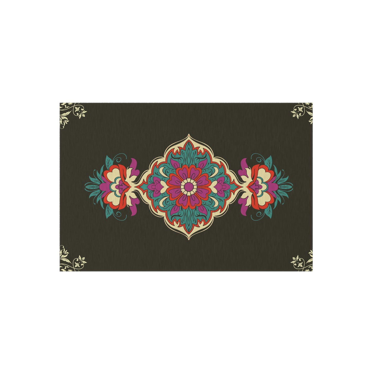 Mandela Print Outdoor Rug