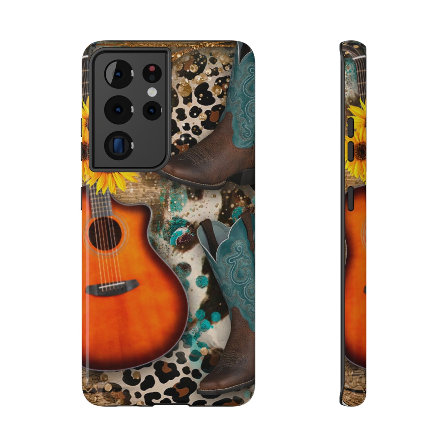 Country Music Print Impact-Resistant Cases