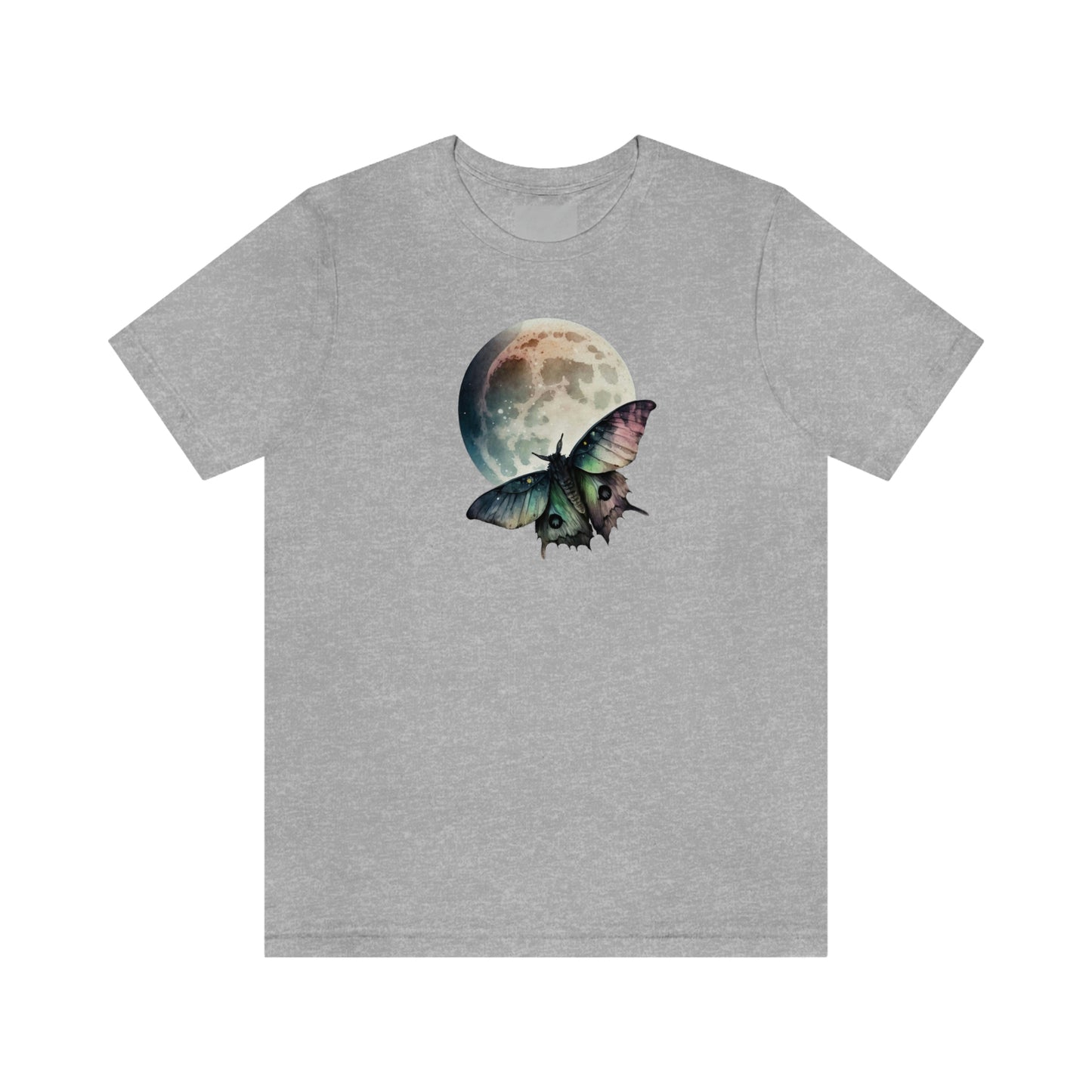 Lunar Moth Print Jersey Short Sleeve Tee