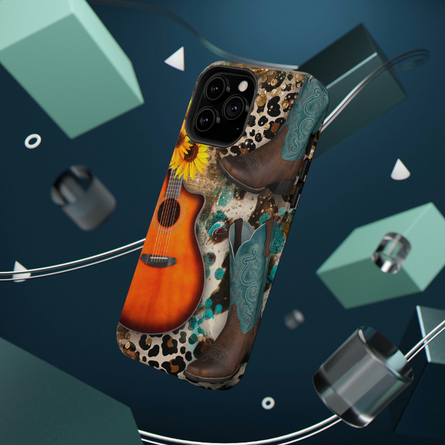 Country Music Print Impact-Resistant Cases