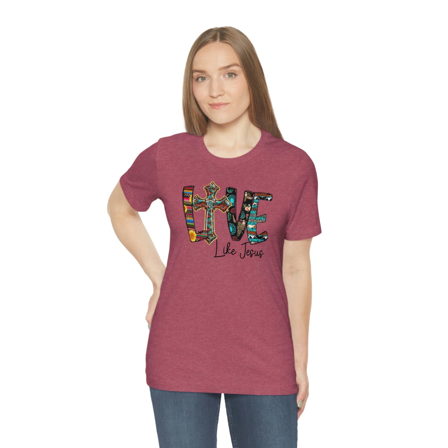 Live Like Jesus Unisex Jersey Short Sleeve Tee