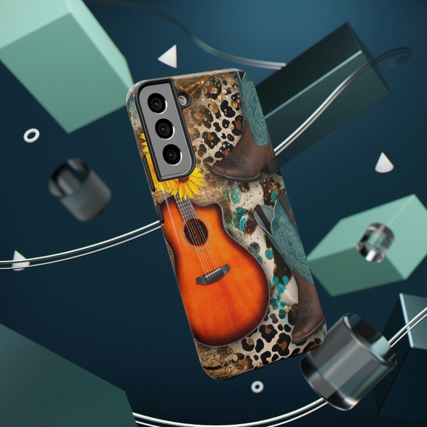 Country Music Print Impact-Resistant Cases