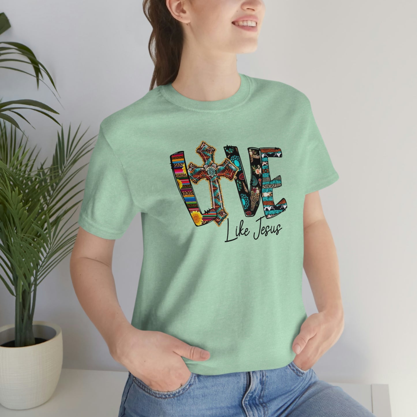 Live Like Jesus Unisex Jersey Short Sleeve Tee