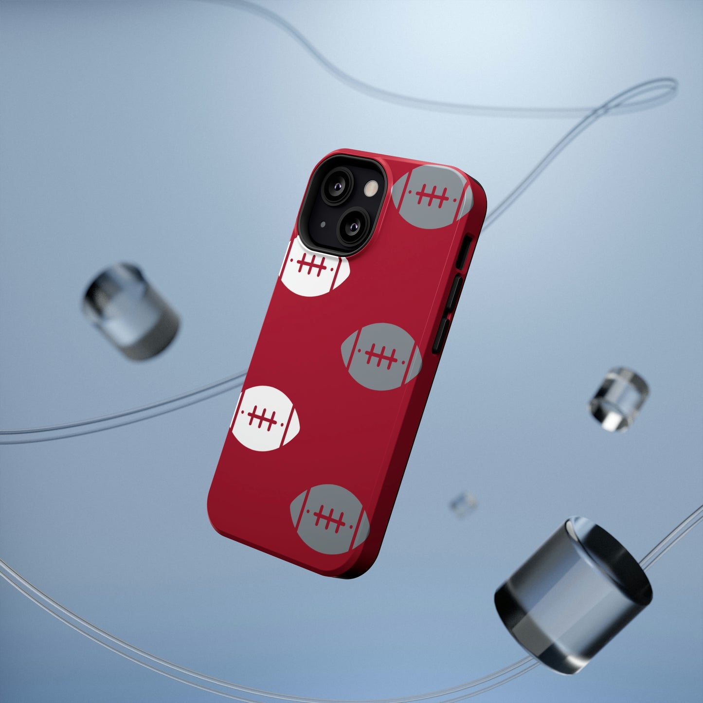 Football Print Impact-Resistant Cases